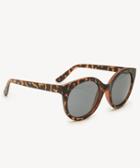 Sole Society Women's Kaycie Cateye Frame Sunglasses Matte Brown Tortoise One Size Plastic From Sole Society