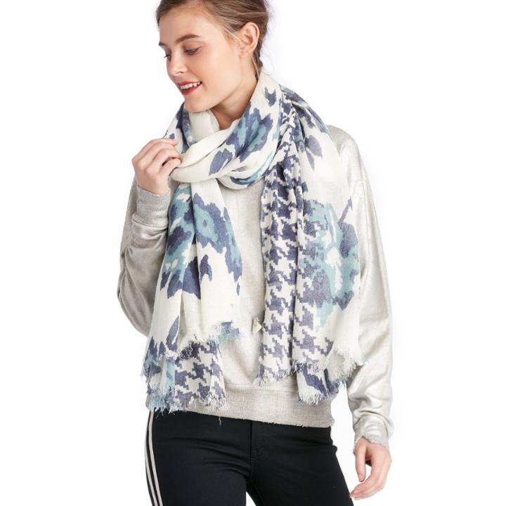Sole Society Sole Society Ornate Printed Scarf - Multi