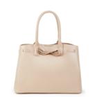 Sole Society Sole Society Layton Vegan Satchel W/ Bow Tie - Blush