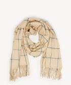Sole Society Women's Window Pane Scarf Cream Combo From Sole Society