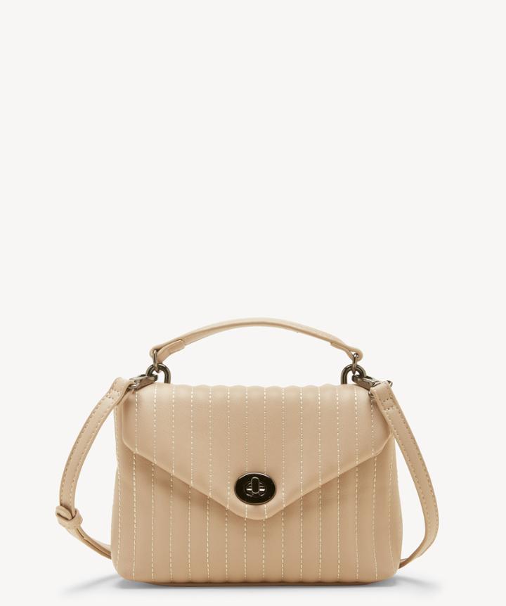 Sole Society Women's Urche Crossbody Vegan Bag Cream Vegan Leather From Sole Society