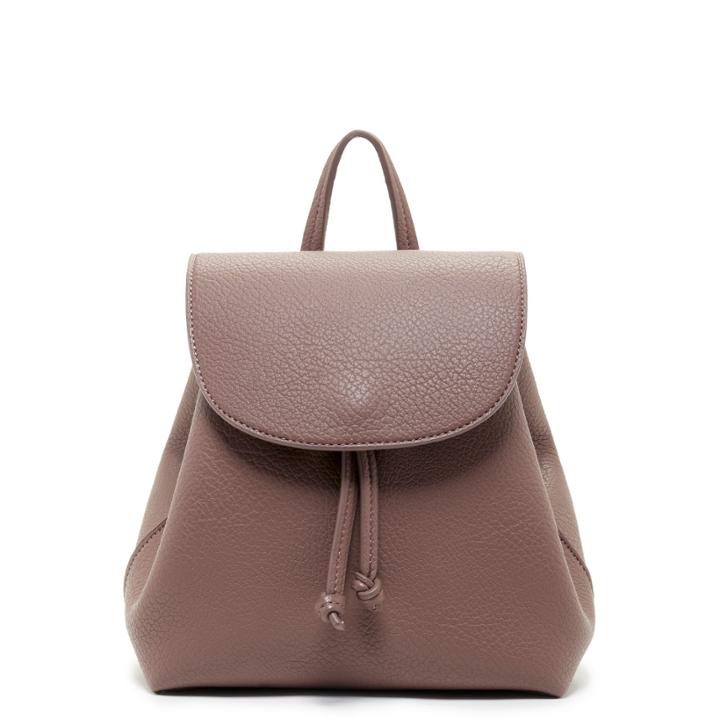 Sole Society Sole Society Jaylee Mini Backpack W/ Round Flap - Mauve-one Size