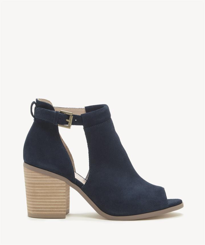 Sole Society Sole Society Ferris Block Heels Sandals Ombre Blue Size 5 Suede