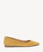 Lucky Brand Lucky Brand Women's Bylando Pointed Toe Flats Inca Gold Size 5 Leather From Sole Society