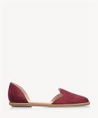 Urge Urge Lola Two Piece Flats Burgundy Size 7 Leather Suede From Sole Society