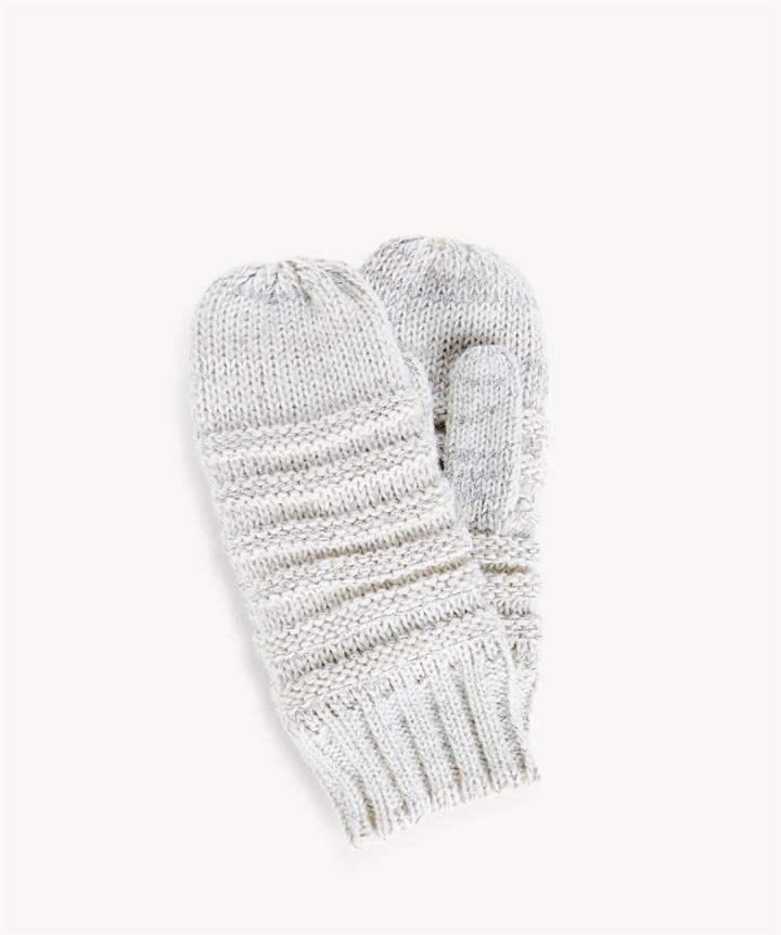 Look Look Knit Ribbed Mittens