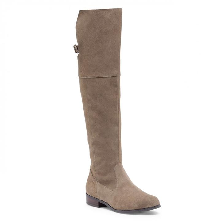 Sole Society Sole Society Daegan Otk Suede Boot - Taupe-7.5