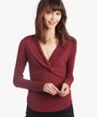 La Made La Made Women's Roosevelt Top In Color: Wineberry Size Xs From Sole Society