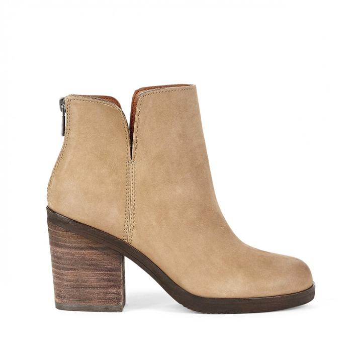 Lucky Brand Lucky Brand Orsann Heeled Ankle Bootie - Sesame-6