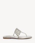 Louise Et Cie Louise Et Cie Agattha Oversized Buckle Flats Sandals Sterling Size 6 Leather From Sole Society