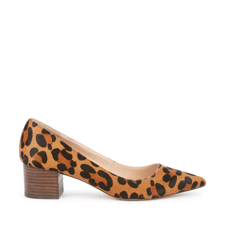 Sole Society Sole Society Andorra Block Heel Pump - Leopard-5
