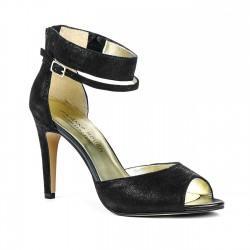 Solesociety Sole Society Denelle Ankle Strap Heel - Black-6.5