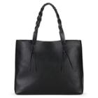 Sole Society Sole Society Amal Tote W/ Braided Handles - Black-one Size