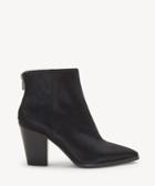 Lucky Brand Lucky Brand Women's Adalan Block Heels Bootie Black Size 5 Suede From Sole Society