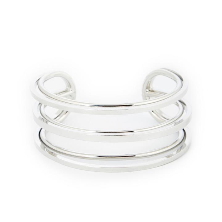 Sole Society Sole Society Futuristic Cuff - Silver