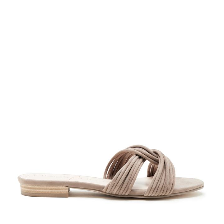Sole Society Sole Society Dahlia Knotted Flat Sandal - Taupe-5