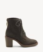 Lucky Brand Lucky Brand Women's Borelis Lace Up Bootie Khaki Size 5 Leather From Sole Society