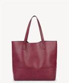Sole Society Women's Dawson Overd Shopper Bag Oxblood Faux Leather From Sole Society