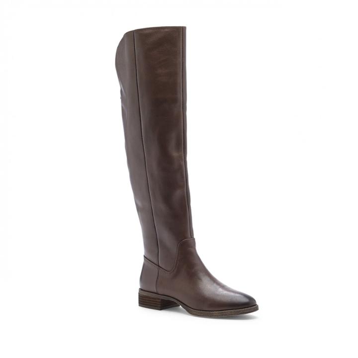 Sole Society Sole Society Andie Otk Tall Boot - Dark Brown-6