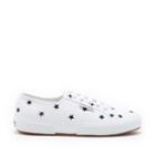 Superga Superga 2750 Embcotw Tennis Sneaker - White/ Black Stars