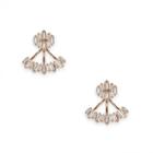 Sole Society Sole Society Crystal Ear Jacket - Rose Gold-one Size
