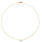 Sole Society Sole Society Dainty Bar Pendant Necklace - Gold