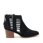 Sole Society Sole Society Ash Side Cage Bootie - Black