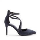 Sole Society Sole Society Lux Ankle Strap Pump - Navy-8.5