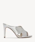 Louise Et Cie Louise Et Cie Women's Halloway Criss Cross Sandals Sterling Size 5 Suede Rabbit Fur From Sole Society