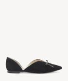 Louise Et Cie Louise Et Cie Women's Cly Pointed Toe Flats Black Size 5 Suede From Sole Society