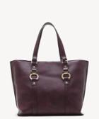 Sole Society Women's Marah Tote Vegan Oxblood Vegan Leather From Sole Society