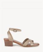 Sole Society Sole Society Savannah Block Heels Sandals Night Taupe Size 9.5 Leather