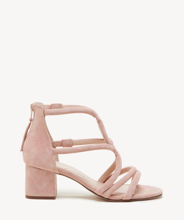 Sole Society Sole Society Jenina Strappy Sandals Peachy Keen Size 6.5 Suede