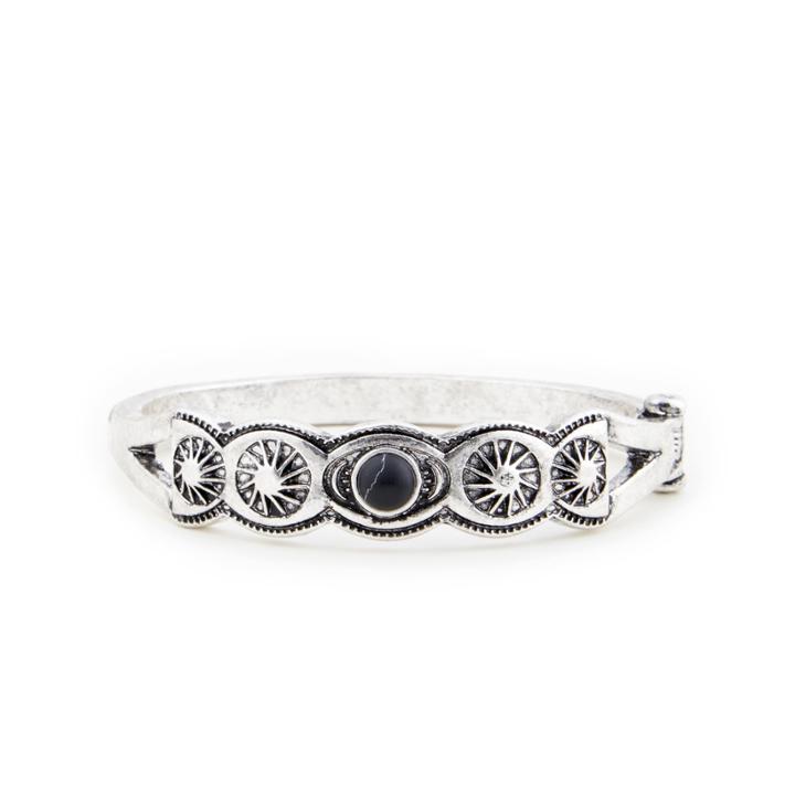 Sole Society Sole Society Rider Cuff - Antique Silver
