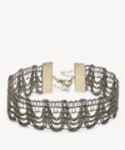 Sole Society Sole Society Thick Metallic Choker Bronze One Size Os