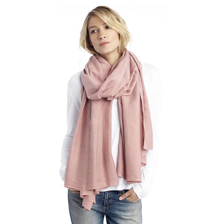 Stylesaint Stylesaint Oversized Silk Scarf - Dusty Rose