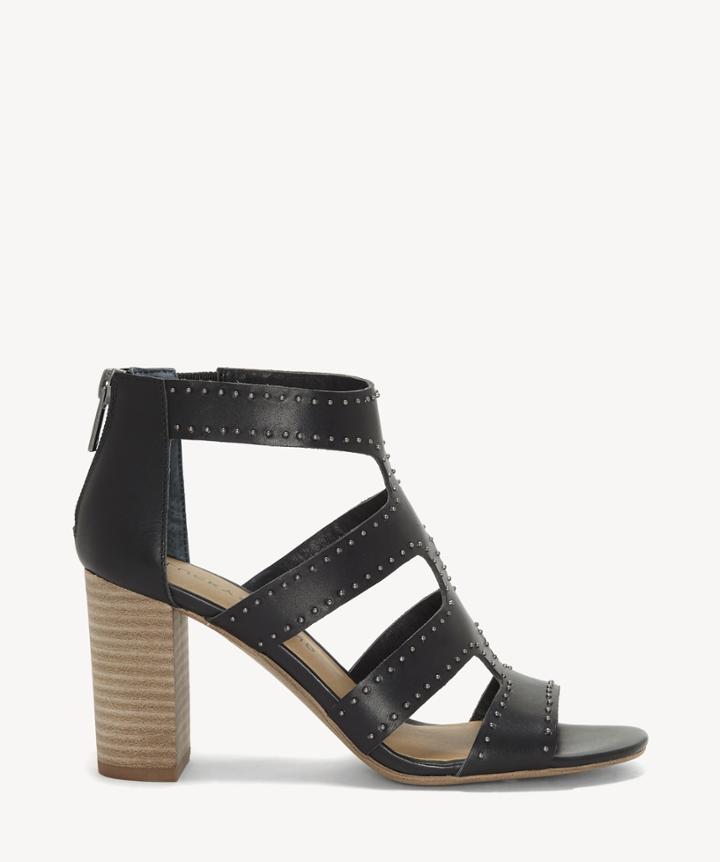 Lucky Brand Lucky Brand Women's Tahira Block Heels Sandals Black Size 5 Leather From Sole Society