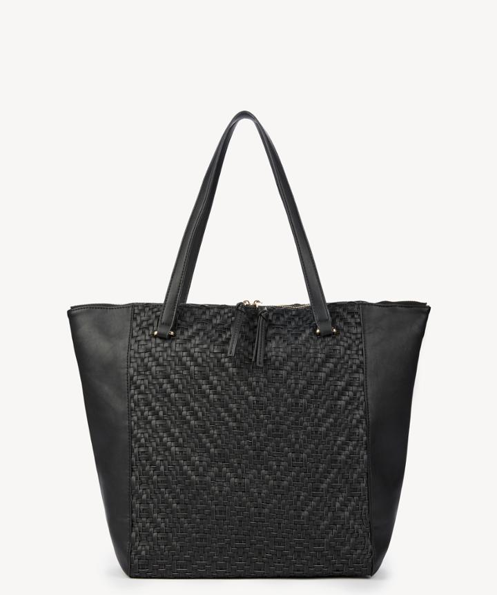 Sole Society Sole Society Clarice Tote Vegan Woven Tote