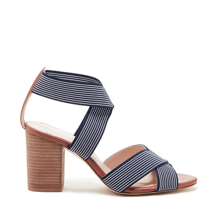 Sole Society Sole Society Joesy Elastic City Sandal - Navy Vintage Whiskey