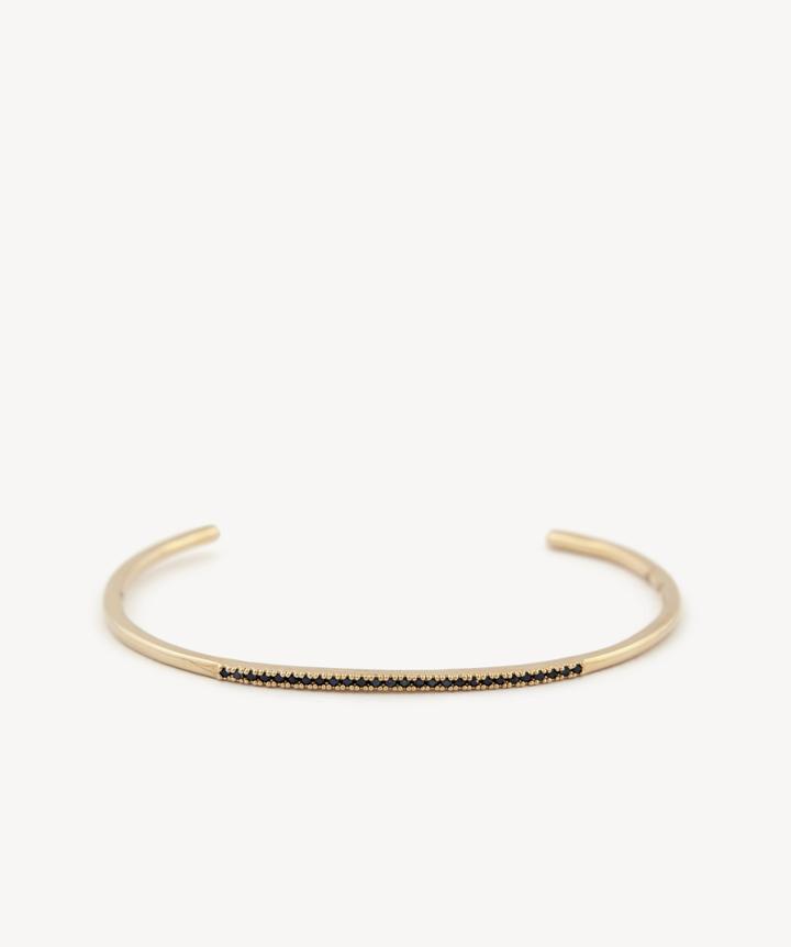 Sole Society Sole Society Dainty Cz Bangle Black One Size Os