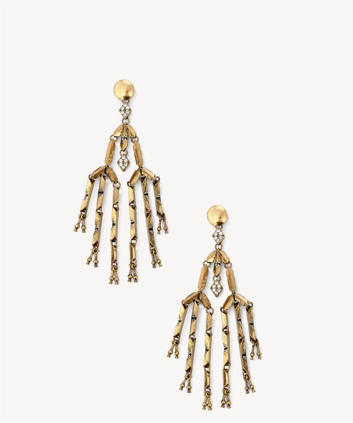 Sole Society Sole Society Midnight Drop Earrings Gold One Size Os