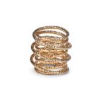 Sole Society Sole Society Layering Armor Ring - Gold-6