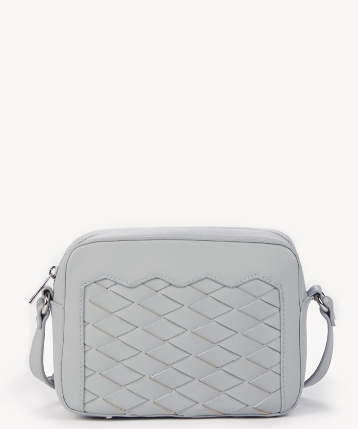 Sole Society Sole Society Adrina Vegan Crossbody Bag In Color: Chambray Blue Leather