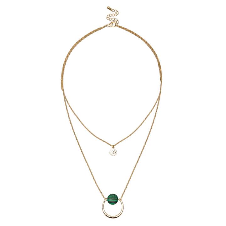 Sole Society Sole Society Layering Stone Necklace - Gold