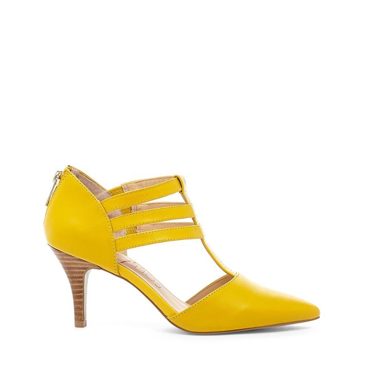 Sole Society Sole Society Mallory T-strap Pump - Mustard-5.5