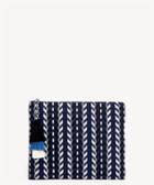 Sole Society Sole Society Coy Fabric Embroidered Pouch