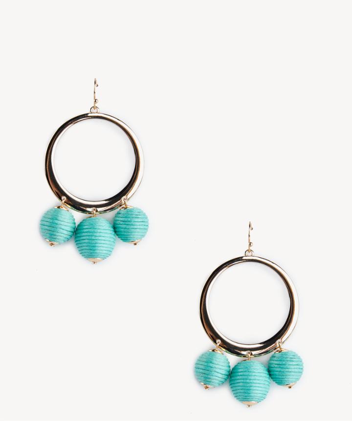 Sole Society Sole Society Hoop Earring Turquoise One Size Os