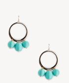 Sole Society Sole Society Hoop Earring Turquoise One Size Os