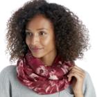 Sole Society Sole Society Floral Print Scarf - Berry-one Size