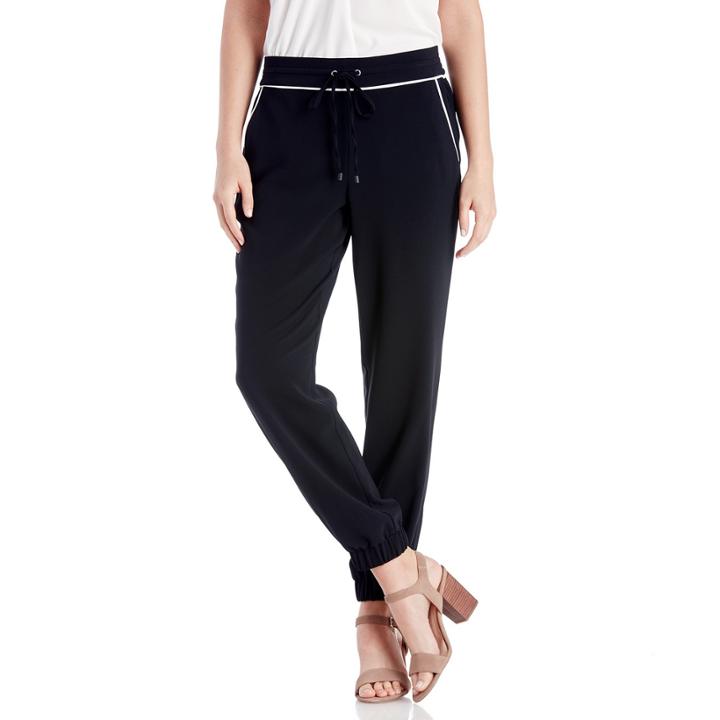 1. State 1. State Drawstring Track Pant - Rich Black